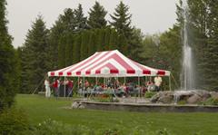 20ft X 30ft - Eureka Traditional Party Tent with Solid Top