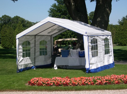 Decorative Style 14' X 14' Enclosed Party Tent