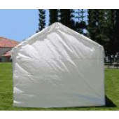 30 ft. Wide High Peak End Wall:White