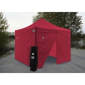 Impact 10' X 10' AOL with 4 Sidewalls Package Deal - Red