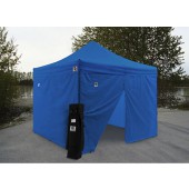 Impact 10' X 10' AOL with 4 Sidewalls Package Deal - Blue