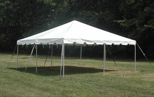 Celina Commercial Duty 15' X 15' / 2" Dia. Classic Frame Party Tent with Galvanized Poles