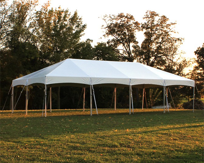 Celina Commercial Duty 20' X 40' / 2" Dia. Master Series Cinch Top Frame Tent with Galvanized Poles