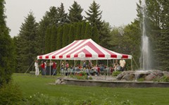 20ft X 30ft - Eureka Traditional Party Tent with Translucent Top