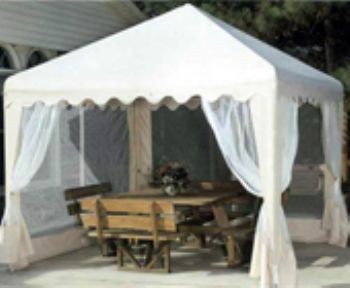 10ft X 10ft GARDEN PARTY CANOPY(ALMOND)