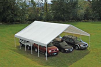 30' X 50' / 2" DIA. COMMERCIAL VALANCE CANOPY
