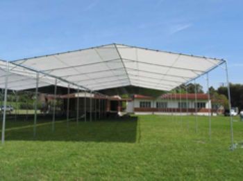 28' X 120' / 2 3/8" Dia. Commercial Duty Outdoor Canopy
