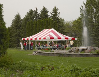 10ft X 10ft - Eureka Traditional Party Tent with Translucent Top