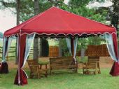 10ft X 10ft GARDEN PARTY CANOPY(RED)