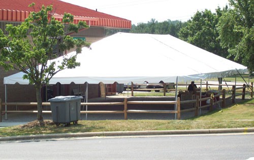 Commercial Duty 40' X 100' / 2" Dia. Frame Party Tent with Aluminum Poles