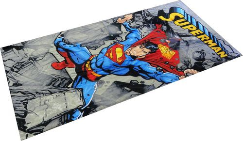 Superman Rocks Character Beach Towel