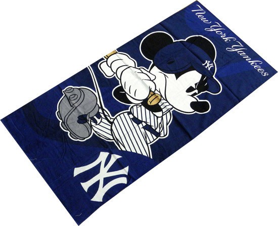 Mickey Yankees Disney Sports Beach Towel