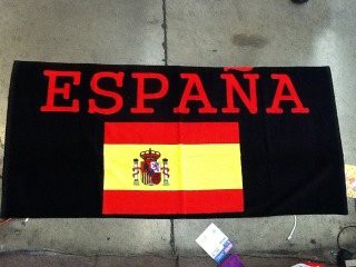 Spain Flag Beach Towel