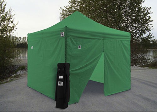 Impact 10' X 10' AOL with 4 Sidewalls Package Deal - Kelly Green