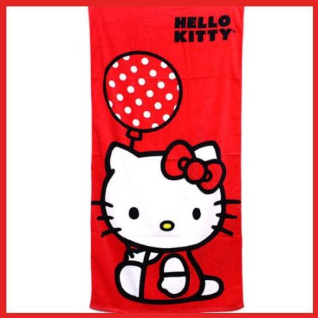 Hello Kitty Balloon Licensed Beach Towel