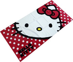 Hello Kitty Full Face Licensed Beach Towel