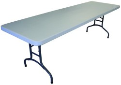 30 Inch X 72 Inch Plastic Folding Table - 2 Units