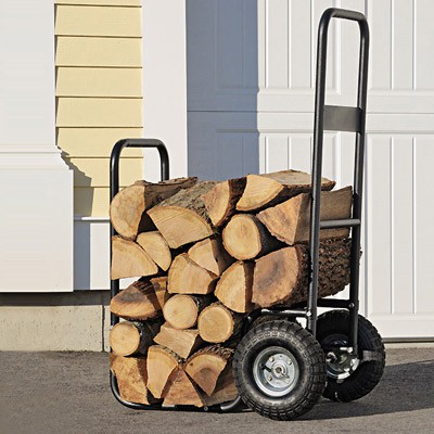 Rolling Firewood Cart