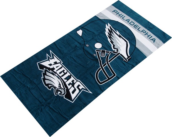Eagles Helmet NFL Sports Beach Towel