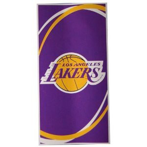 Lakers Circle NBA Sports Beach Towel
