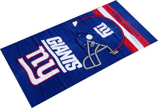 New York Giants Helmet NFL Sports Beach Towel