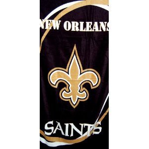 Saint Circle NFL Sports Beach Towel