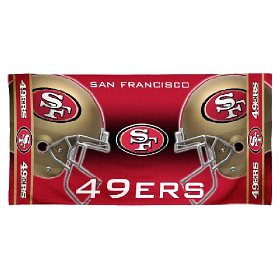 San Francisco 49ers NFL Sports Beach Towel