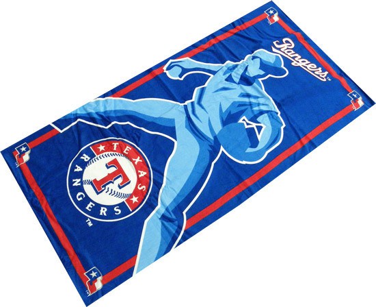Texas Rangers Player MLB Sports Beach Towel