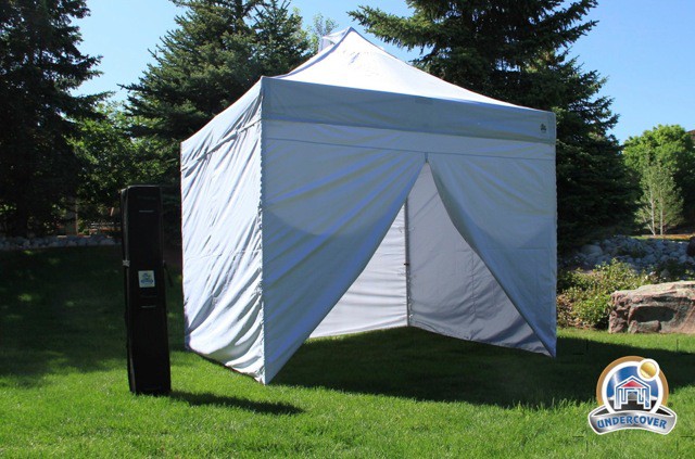 Undercover 10' X 10' Aluminium Pop-Up with 4 Sidewalls Package Deal (Refurbished)