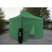 Impact 10' X 10' AOL with 4 Sidewalls Package Deal - Kelly Green