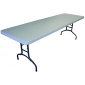 30 Inch X 72 Inch Plastic Folding Table - 2 Units