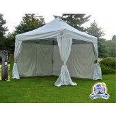 Undercover 10' X 10' Aluminum Commercial Pop-Up w/CRS Polyester Wall Enclosure