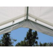 10' X 30' Canopy Frame Valance Replacement Cover (Silver)